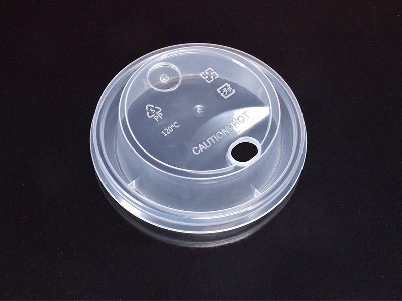 أغطية بلاستيكية للقهوة والمشروبات الساخنة مع فتحتين